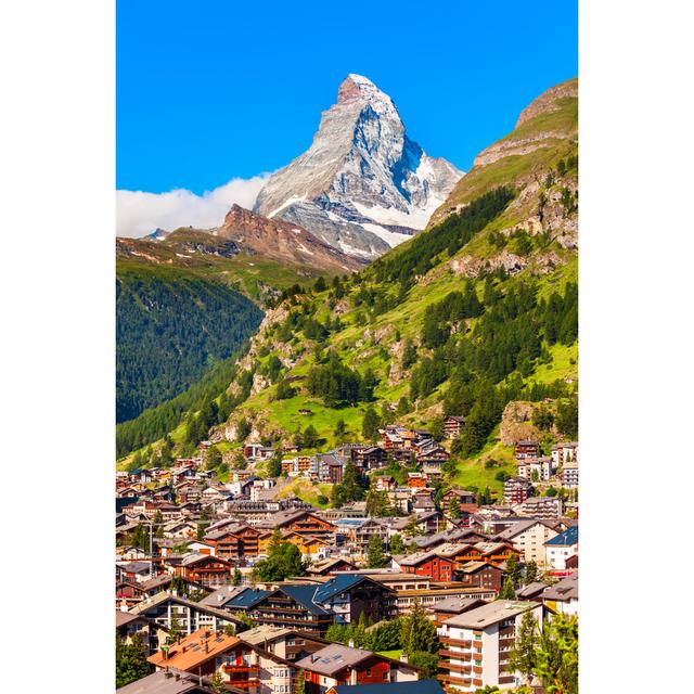 Zermatt, Schweiz - Kunstdrucke auf Leinwand - Wrapped Canvas Alpen Home Größe: 30 cm H x 20 cm B x 1,8 cm T on Productcaster.