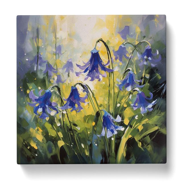 Bluebell Expressionism - Print Marlow Home Co. Size: 50cm H x 50cm W x 3cm D on Productcaster.