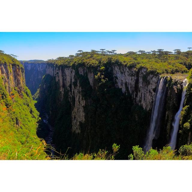 Canyon Itaimbezinho - Wrapped Canvas Print Alpen Home Size: 30cm H x 46cm W x 3.8cm D on Productcaster.