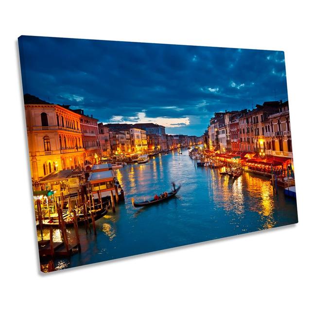 Venice City Canal Italy - Wrapped Canvas Print Longshore Tides Size: 50.8cm H x 76.2cm W x 2cm D on Productcaster.