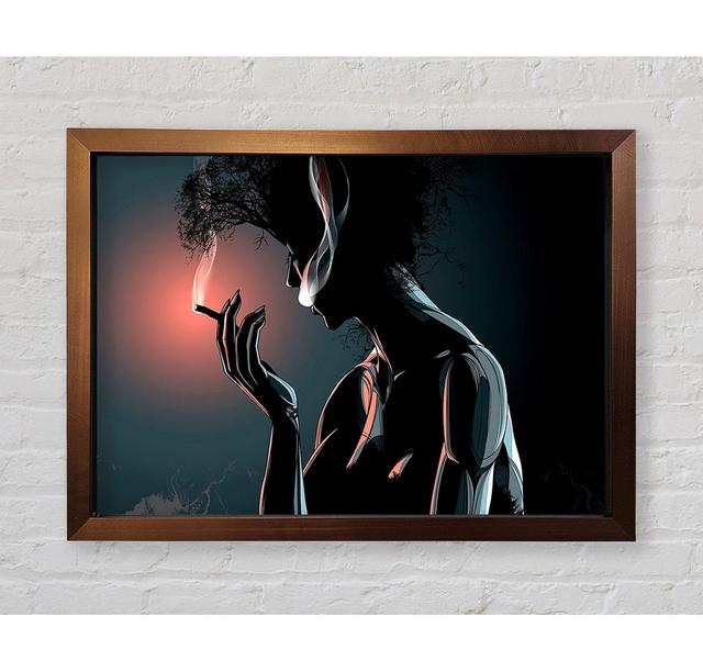 Cigarette - Single Picture Frame Art Prints Bright Star Size: 100cm H x 141.4cm W x 3.4cm D on Productcaster.