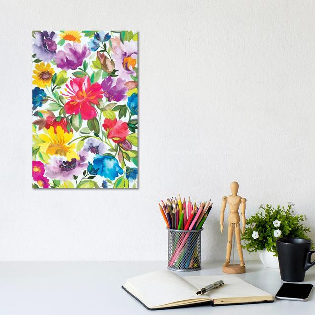 Hibiscus by Kim Parker - Wrapped Canvas Print ClassicLiving Size: 30.48cm H x 20.32cm W x 1.90cm D on Productcaster.