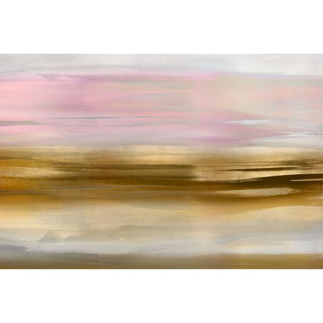 Gold Rush Pink Blush I by Jake Messina - Wrapped Canvas Art Prints Metro Lane Size: 51cm H x 76cm W on Productcaster.