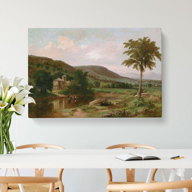 Summer Idyll by Thomas Cole - Wrapped Canvas Painting East Urban Home Size: 35cm H x 60cm W x 3cm D on Productcaster.