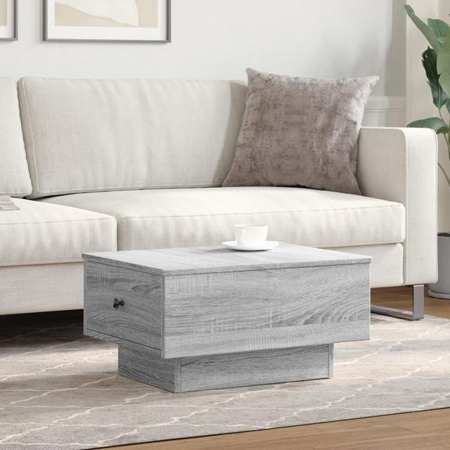 Arhant Coffee Table with Storage Latitude Run Colour: Grey Sonoma on Productcaster.