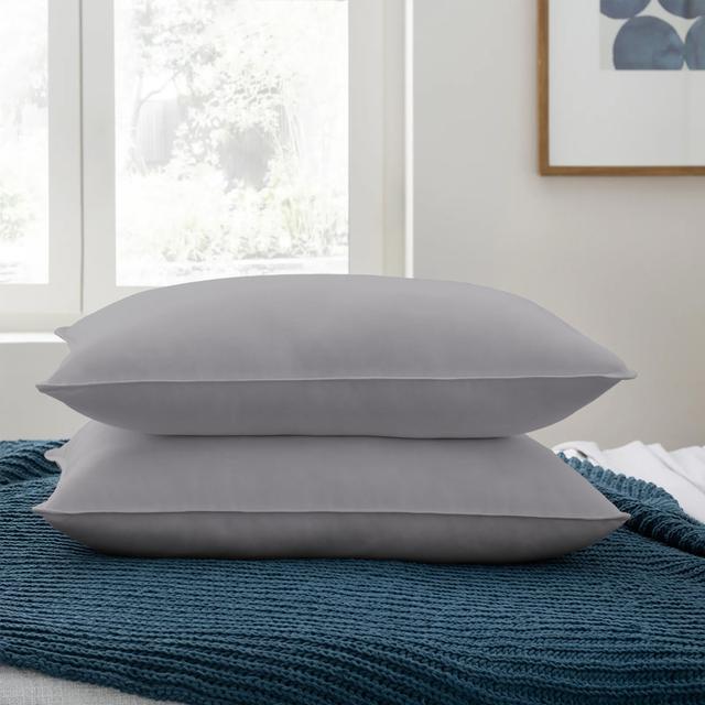 Iridessa 100% Polyester Pillowcase (Set of 2) 17 Stories Colour: Grey on Productcaster.