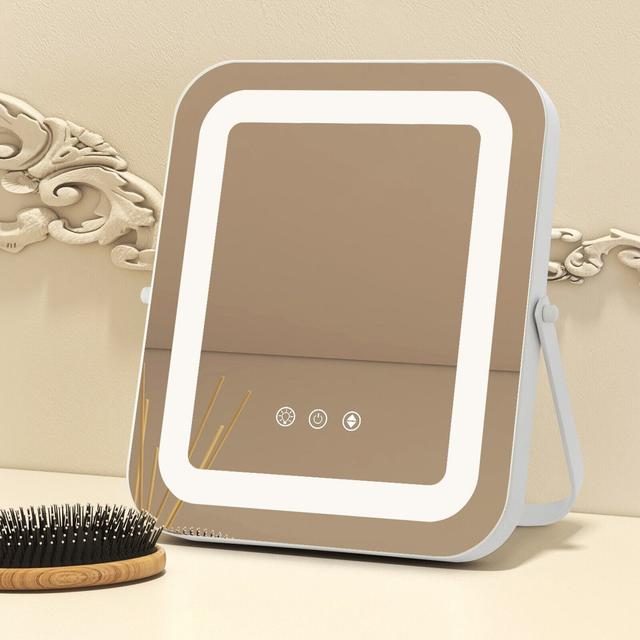 Juli Metal Rectangle LED Mirror Metro Lane on Productcaster.