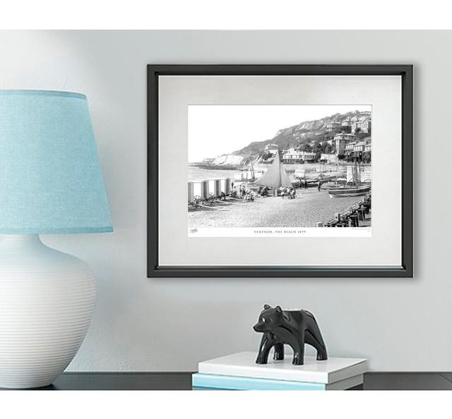 'Ventnor, the Beach 1899' - Picture Frame Photograph Print on Paper The Francis Frith Collection Size: 40cm H x 50cm W x 2.3cm D on Productcaster.