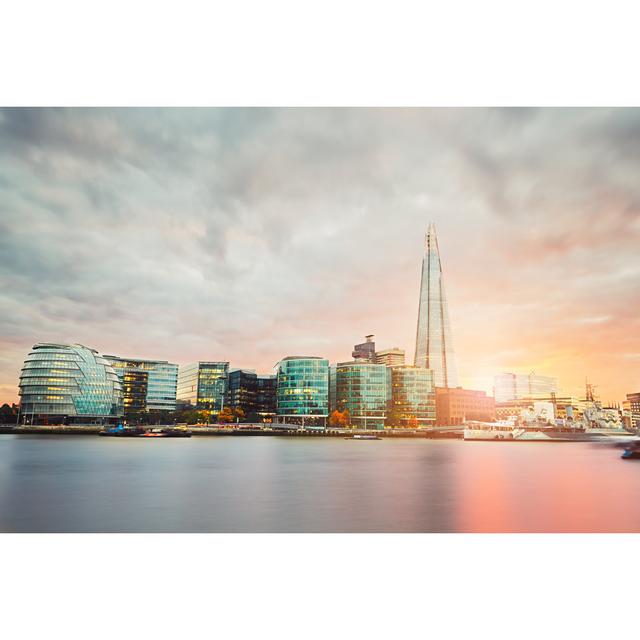 London Skyline by Chalabala - Wrapped Canvas Print 17 Stories Size: 61cm H x 91cm W on Productcaster.