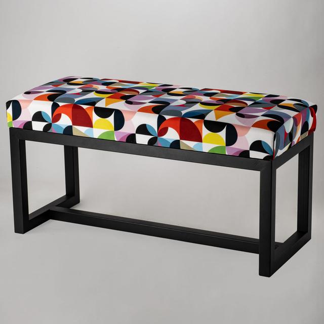 Ohlman Velvet Upholstered Bench Corrigan Studio Size: 50 x 100 x 35cm on Productcaster.