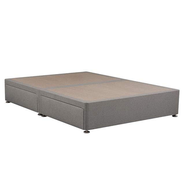 Kaliope Divan Bed Base 17 Stories Colour: Tweed Storm, Storage Type: 4 Drawer Divan Base, Size: Super King (6') on Productcaster.