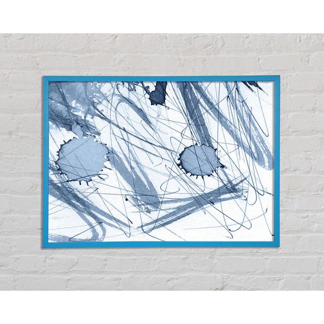 Ice Flow - Single Picture Frame Art Prints Ivy Bronx Size: 42cm H x 59.7cm W x 2cm D on Productcaster.