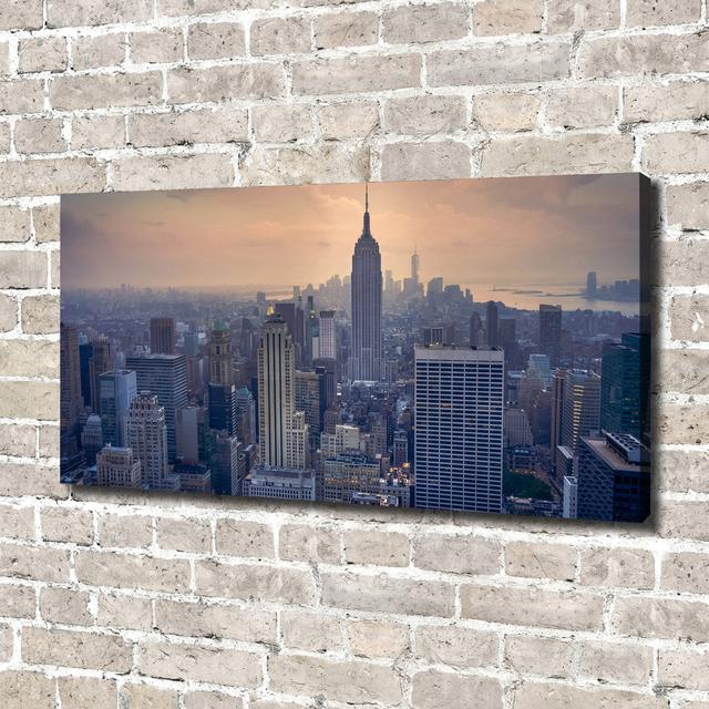 Manhattan New York - Wrapped Canvas Art Prints Ebern Designs on Productcaster.