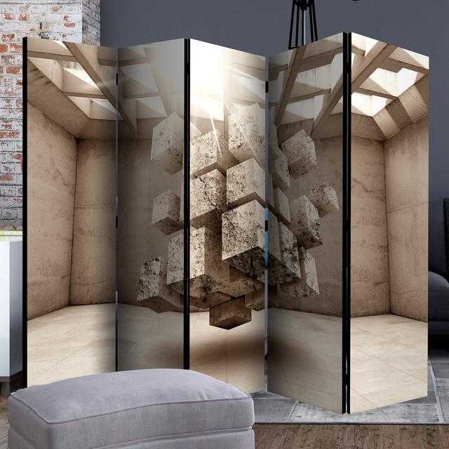 Castine 5 Panel Room Divider Ebern Designs on Productcaster.