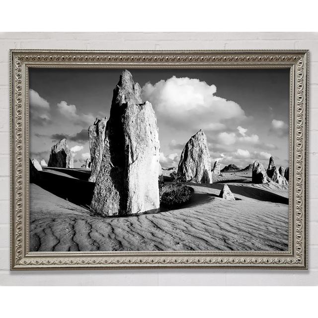 Desert Architect B N W - Single Picture Frame Art Prints Bright Star Size: 100cm H x 141.4cm W on Productcaster.