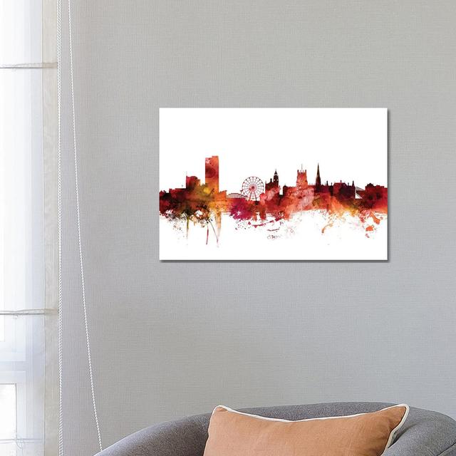 Sheffield, England Skyline by Michael Tompsett - Wrapped Canvas Gallery-Wrapped Canvas Giclée Latitude Run Size: 45.72cm H x 66.04cm W x 1.91cm D on Productcaster.