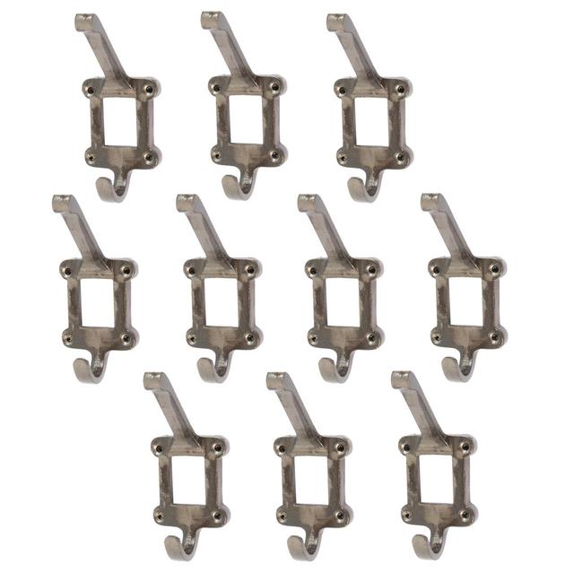 Iron Wall Wall Hook (Set of 10) Hammer and Tongs on Productcaster.