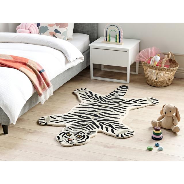 Labarbera Animal Print Hand Woven Hand Tufted Novelty 100cm X 160cm Area Rug Isabelle & Max on Productcaster.