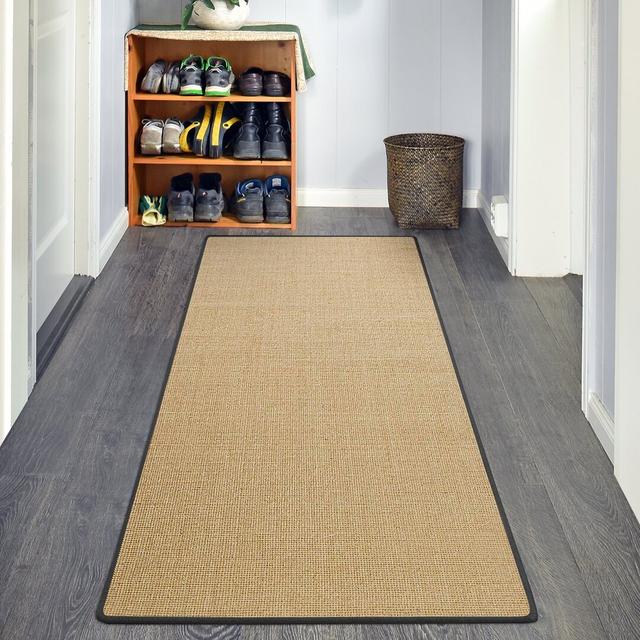 Glynis Solid Colour Machine Woven Area Rug Latitude Run Rug Size: Runner 80 x 300cm on Productcaster.