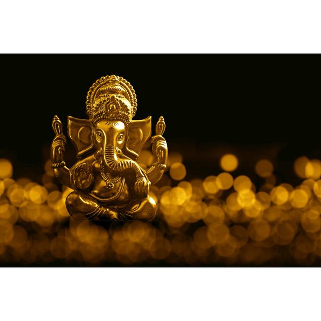 Ganesha by Nikhil Patil - Wrapped Canvas Print Ebern Designs Size: 20cm H x 30cm W x 3.8cm D on Productcaster.