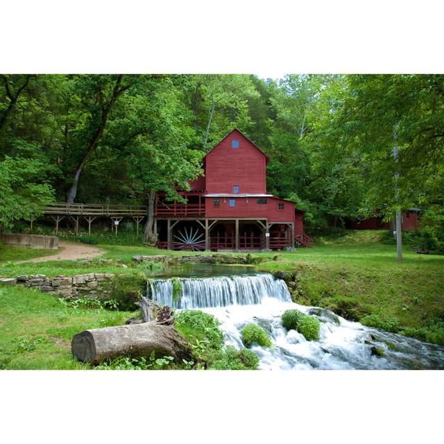 Beautiful View of a Hodgson Mill by Fozzyb - Wrapped Canvas Photograph Alpen Home Size: 81cm H x 122cm W on Productcaster.