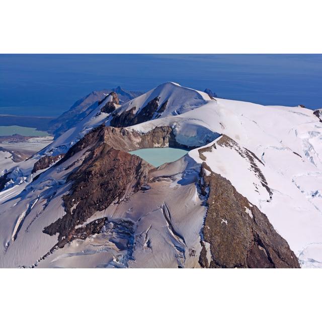 Randy Caldera Lake by Wildnerdpix - Print Natur Pur Size: 81cm H x 122cm W x 3.8cm D on Productcaster.