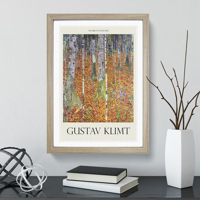 Birch Forest by Pierre-Auguste Renoir - Picture Frame Art Prints East Urban Home Size: 48cm H x 36cm W x 2cm D, Frame Option: Oak on Productcaster.