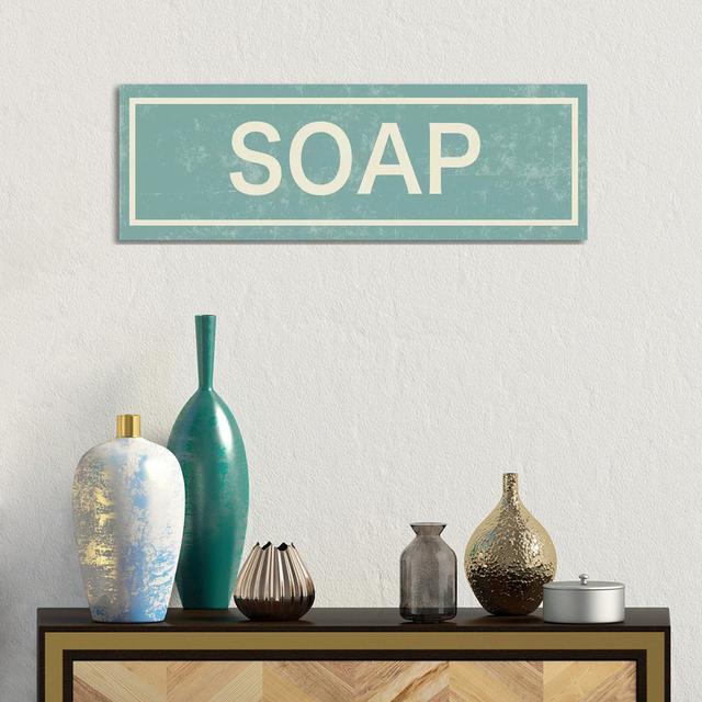 Soap by PI Studio - Wrapped Canvas Panoramic Print Ophelia & Co. Size: 30.48cm H x 91.44cm W x 1.91cm D on Productcaster.