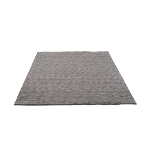 Hand Loomed Wool Grey Rug Theko Rug Size: Rectangle 170cm x 240cm on Productcaster.