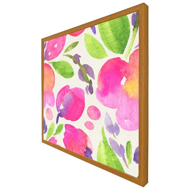 Mercerville Botanical - Single Picture Frame Print ClassicLiving Format: Oak Framed, Size: 51cm H x 51cm W x 4cm D on Productcaster.