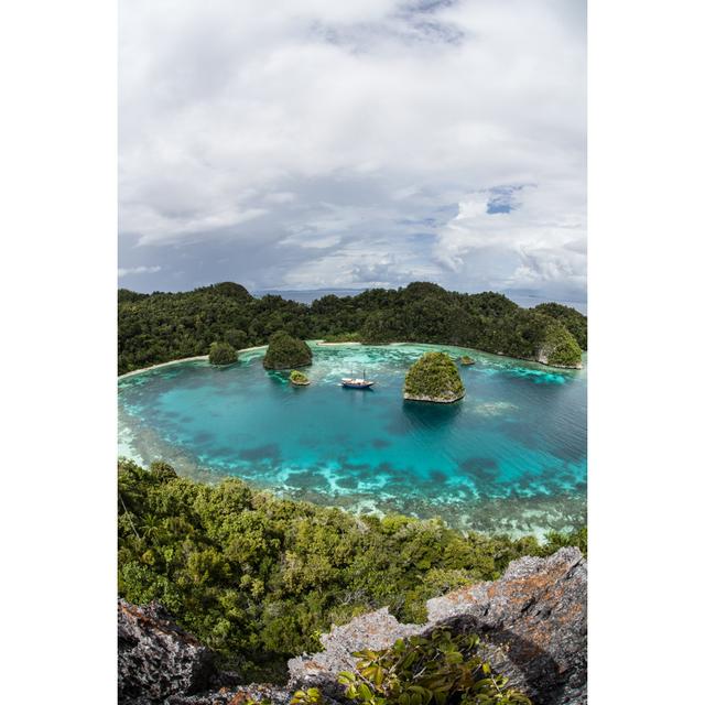 Tropical Pacific Island by Velvetfish - Wrapped Canvas Print Breakwater Bay Size: 122cm H x 81cm W x 3.8cm D on Productcaster.