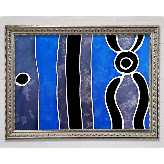 Tribal Greys Framed Print Bright Star Size: 84.1cm H x 118.9cm W on Productcaster.