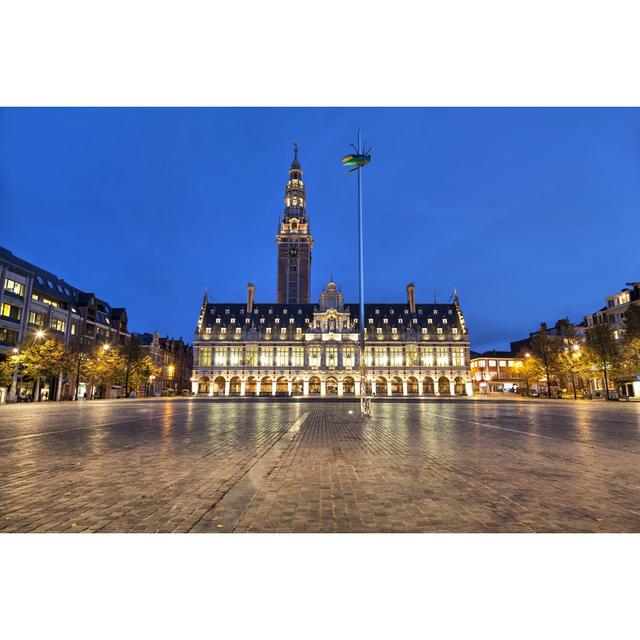 Ladeuze Square of Leuven by Bbsferrari - Wrapped Canvas Photograph 17 Stories Size: 30cm H x 46cm W on Productcaster.