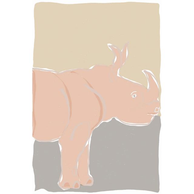 Pastel Zoo I - Wrapped Canvas Art Prints Latitude Vive Size: 76cm H x 51cm W x 3.8cm D on Productcaster.