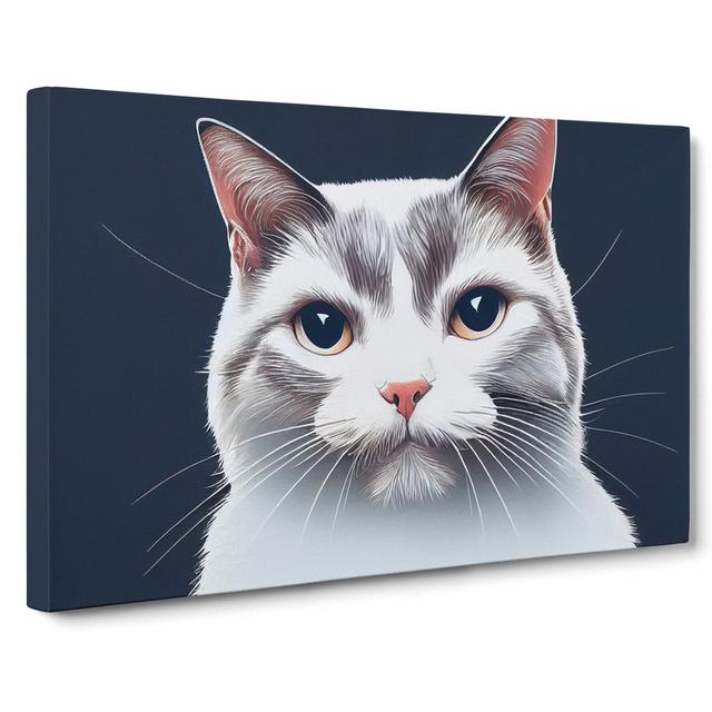 Grand Cat - Wrapped Canvas Print Latitude Run Size: 40cm H x 60cm W x 3cm D on Productcaster.