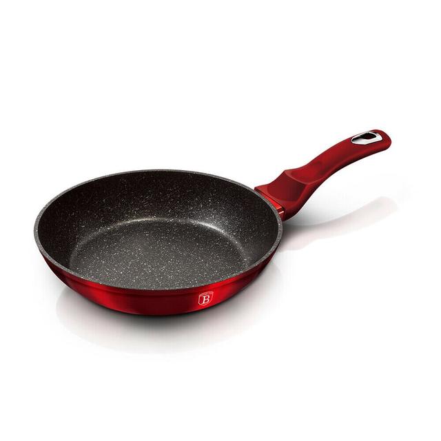 Non-Stick Frying Pan Berlinger Haus Colour: Red, Size: 28 cm on Productcaster.