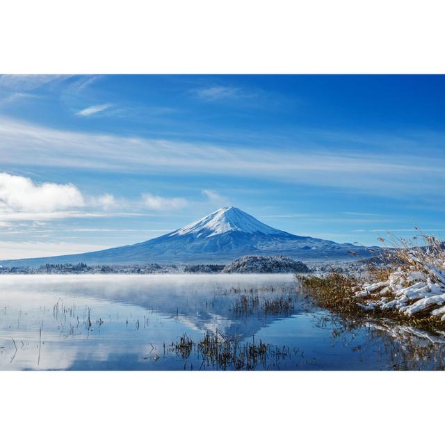 Lake Kawaguchi-Ko, Japan - Wrapped Canvas Print Union Rustic Size: 30cm H x 46cm W x 3.8cm D on Productcaster.