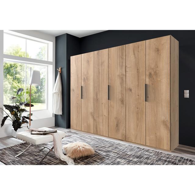 Drehtürenschrank Guardino Ebern Designs Größe: 236 cm H x 300 cm B x 58 cm T, Ausführung: Plankeneiche on Productcaster.