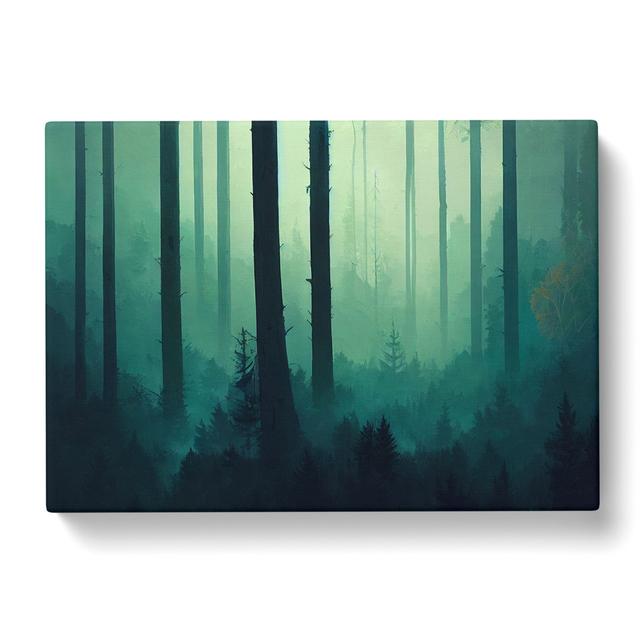 Mysterious Forest - Wrapped Canvas Graphic Art Alpen Home on Productcaster.