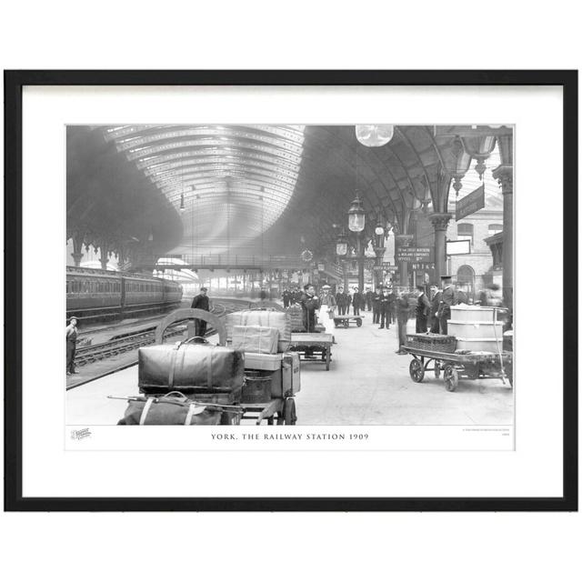 York, The Railway Station 1909 by Francis Frith - Single Picture Frame Print The Francis Frith Collection Size: 45cm H x 60cm W x 2.3cm D on Productcaster.