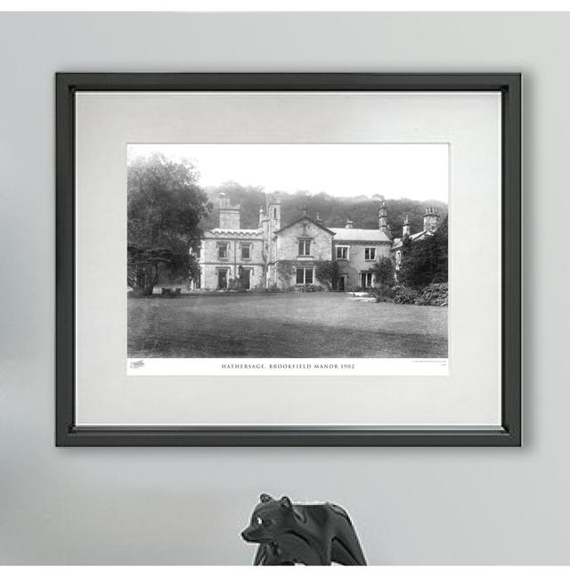 Hathersage, Brookfield Manor 1902 - Single Picture Frame Print The Francis Frith Collection Size: 28cm H x 36cm W x 2.3cm D on Productcaster.