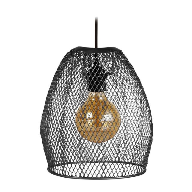 Doiron 1 - Light Bell Pendant Williston Forge Finish: Grey on Productcaster.