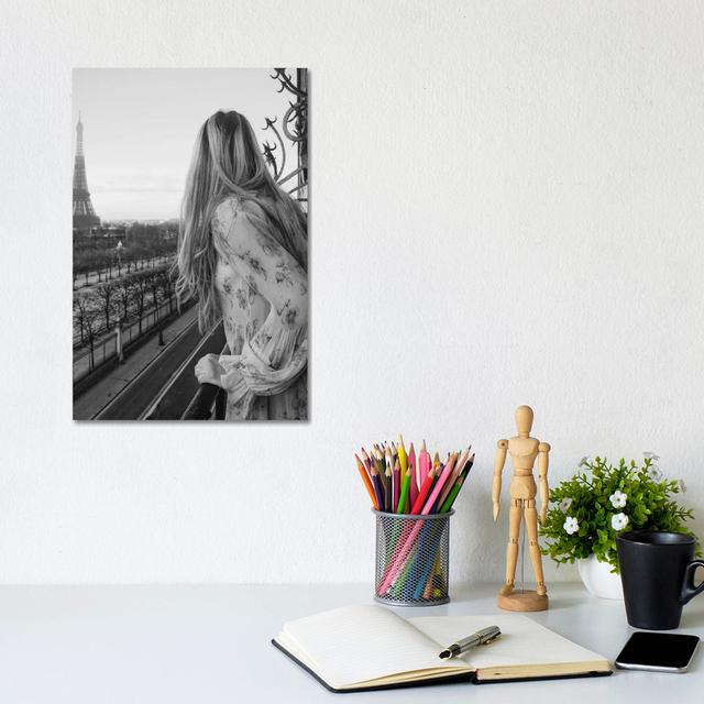 A Lady In Paris - Wrapped Canvas Photograph 17 Stories Size: 30.48cm H x 20.32cm W x 1.905cm D on Productcaster.