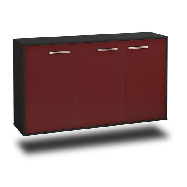 Balie sideboard; Color: Java/White; Flying/Metal handles; Dimensions: 136cm x 79cm x 35cm Brayden Studio Colour: Red and black on Productcaster.