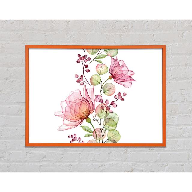 Trail of the Floral - Single Picture Frame Art Prints Ophelia & Co. Size: 21cm H x 29.7cm W x 2cm D on Productcaster.