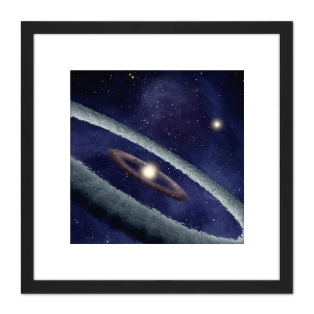 Space NASA HD113766 Stellar Disk Binary Star Illustration - Single Picture Frame Print Metro Lane on Productcaster.