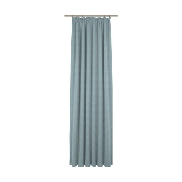 Torbole Polyester Blend Room Darkening Pinch Pleat Curtain Panel Wirth Curtain Colour: Blue, Panel Size: 132cm wide x 305cm high on Productcaster.