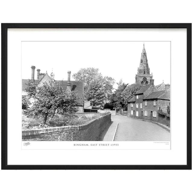 'Bingham, East Street C1955' - Picture Frame Photograph Print on Paper The Francis Frith Collection Size: 28cm H x 36cm W x 2.3cm D on Productcaster.