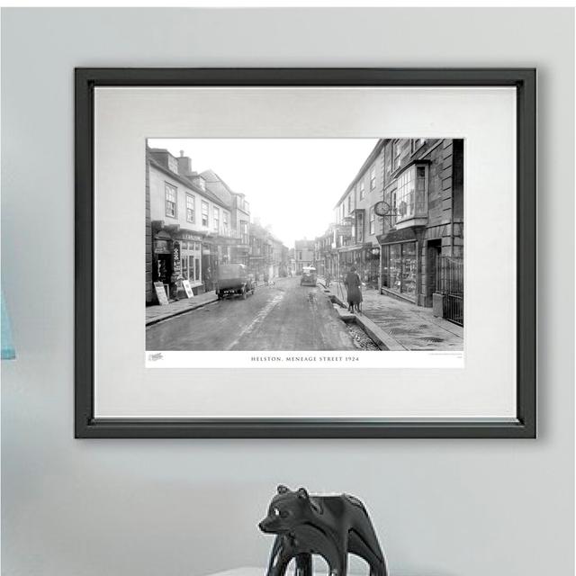 Helston, Meneage Street 1924 - Single Picture Frame Print The Francis Frith Collection Size: 45cm H x 60cm W x 2.3cm D on Productcaster.