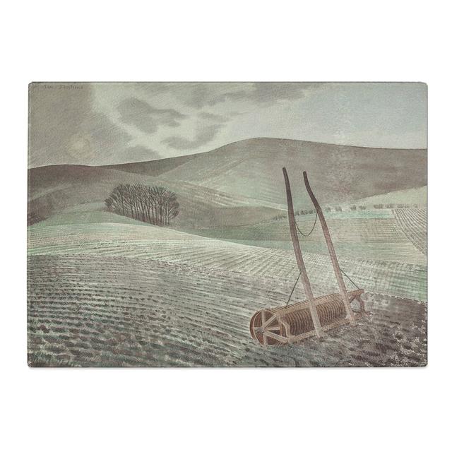 Downs in Winter by Eric Ravilious Chopping Board East Urban Home Size: 20cm W x 28.5cm L on Productcaster.